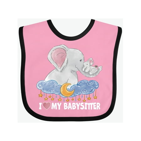 Inktastic I Love My Babysitter Cute Elephants with Moon and Stars Gift Baby Boy or Baby Girl Bib
Inktastic I Love My Babysitter Cute Elephants with Moon and Stars Gift Baby Boy or Baby Girl Bib