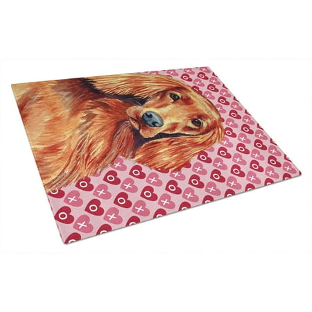 Caroline s Treasures Irish Setter Hearts Love and Valentine s Day Portrait Glass Cutting Board Large
Caroline s Treasures Irish Setter Hearts Love and Valentine s Day Portrait Glass Cutting Board Large