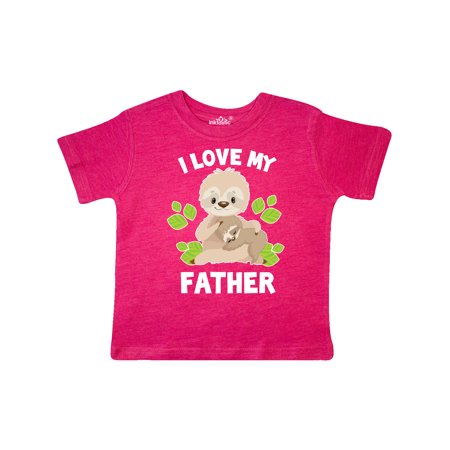 Inktastic Cute Sloth I Love My Father with Green Leaves Gift Toddler Boy or Toddler Girl T-Shirt
Inktastic Cute Sloth I Love My Father with Green Leaves Gift Toddler Boy or Toddler Girl T-Shirt