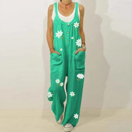 Yuwegr Jumpsuits For Women Dressy Stretchy Casual Loose Jumpsuit Rompers Summer Bodysuit Green XL
Yuwegr Jumpsuits For Women Dressy Stretchy Casual Loose Jumpsuit Rompers Summer Bodysuit Green XL