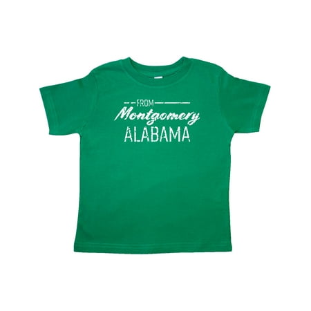 Inktastic From Montgomery Alabama in Distressed White Text Gift Toddler Boy or Toddler Girl T-Shirt
Inktastic From Montgomery Alabama in Distressed White Text Gift Toddler Boy or Toddler Girl T-Shirt