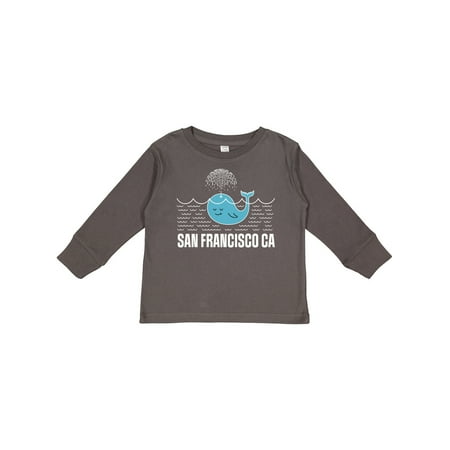 Inktastic San Francisco California Whale Watching Gift Toddler Boy or Toddler Girl Long Sleeve T-Shirt
Inktastic San Francisco California Whale Watching Gift Toddler Boy or Toddler Girl Long Sleeve T-Shirt