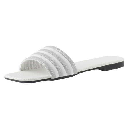 Youmylove Women Slide Slippers Fashion Spring Summer Flat Bottom Square Toe Open Toe Soft Shoes Cloth Upper Comfortable Breathable Comfort Cozy Leisure Daily Walking
Youmylove Women Slide Slippers Fashion Spring Summer Flat Bottom Square Toe Open Toe Soft Shoes Cloth Upper Comfortable Breathable Comfort Cozy Leisure Daily Walking