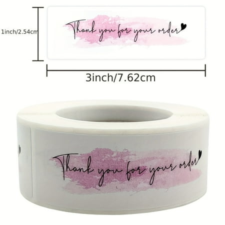 ZNGYXN 500pcs Stylish ”Thank You For Your Order” Stickers - Ideal for Packaging Delivery Gifts!
ZNGYXN 500pcs Stylish ”Thank You For Your Order” Stickers - Ideal for Packaging Delivery Gifts!