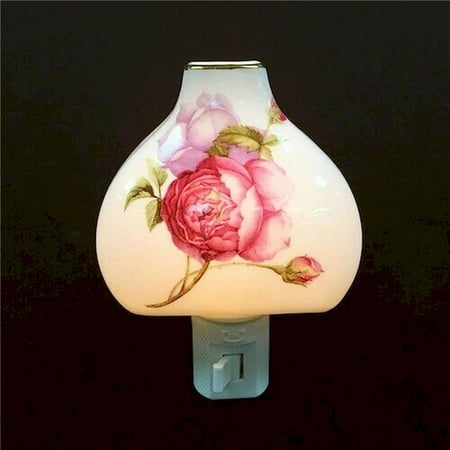 Mr. MJs HO-HNL1032BL Pink Flowers Night Light