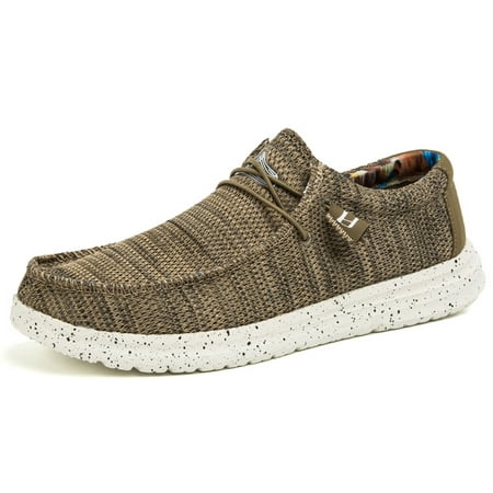 

FULORIS Loafer Shoes for Men Breathable Slip On Knitting Mesh Walking Shoes
