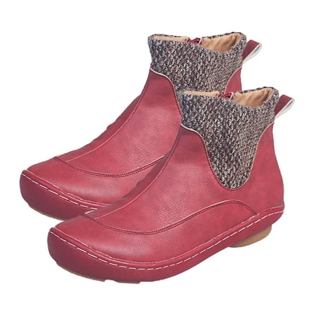 huanledash Autumn Winter Large Women Casual Zipper Anti-slip Warm Short Wool Boots Shoes
huanledash Autumn Winter Large Women Casual Zipper Anti-slip Warm Short Wool Boots Shoes