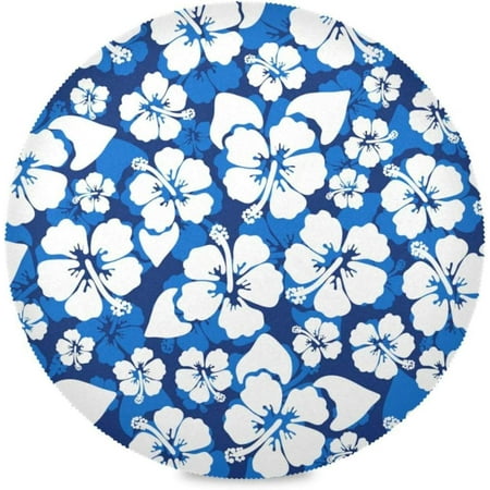 Hyjoy Blue Hibiscus Round Placemats Set of 1 Table Mats for Kitchen Washable Non-Slip Place Mats Heat Resistant Place Mats for Kitchen Dining Table Decoration
Hyjoy Blue Hibiscus Round Placemats Set of 1 Table Mats for Kitchen Washable Non-Slip Place Mats Heat Resistant Place Mats for Kitchen Dining Table Decoration