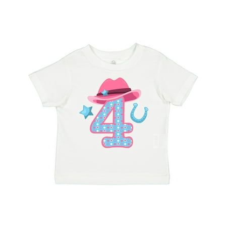 Inktastic Four with Cowgirl Hat Star and Horseshoe Gift Toddler Toddler Girl T-Shirt
Inktastic Four with Cowgirl Hat Star and Horseshoe Gift Toddler Toddler Girl T-Shirt