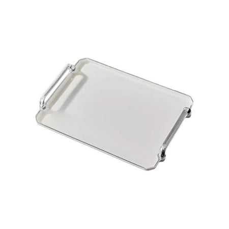 Bread Tray Decorative Tray Food Storage Tray Modern Multipurpose Rectangle Serving Tray for Vanity Dessert Living Room Appetizer White M
Bread Tray Decorative Tray Food Storage Tray Modern Multipurpose Rectangle Serving Tray for Vanity Dessert Living Room Appetizer White M