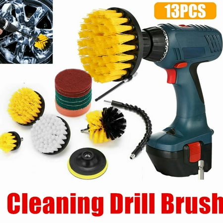 13PCS Drill Brush Set Power Scrubber Attachments For Carpet Tile Grout Cleaning Tool
13PCS Drill Brush Set Power Scrubber Attachments For Carpet Tile Grout Cleaning Tool