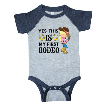 Inktastic Yes this IS my First Rodeo- cowgirl in hat and boots Gift Baby Girl Bodysuit
Inktastic Yes this IS my First Rodeo- cowgirl in hat and boots Gift Baby Girl Bodysuit