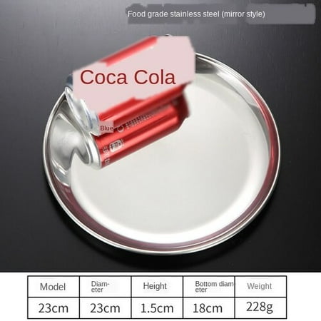 304 Stainless Steel round Plate Western Restaurant Bone Tray Dish Shallow dishes dinner plates set dish sets
304 Stainless Steel round Plate Western Restaurant Bone Tray Dish Shallow dishes dinner plates set dish sets