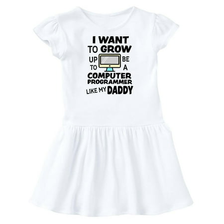 Inktastic I Want To Grow up To Be a Computer Programmer Like My Daddy Gift Toddler Girl Dress
Inktastic I Want To Grow up To Be a Computer Programmer Like My Daddy Gift Toddler Girl Dress