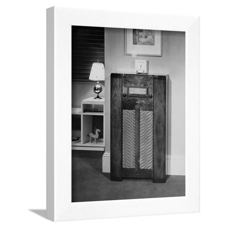 Modern Radio Set of the Nineteen Thirties Framed Print Wall Art By Philip Gendreau