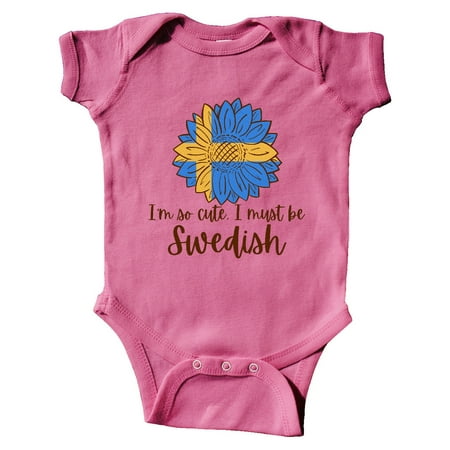 Inktastic I m So Cute I Must be Swedish Sunflower Gift Baby Boy or Baby Girl Bodysuit
Inktastic I m So Cute I Must be Swedish Sunflower Gift Baby Boy or Baby Girl Bodysuit