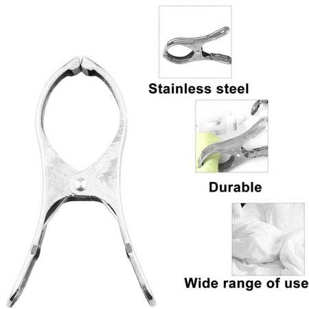 Clothespin Household Multipurpose Stainless Steel Clips Clothes Pins Pegs Holders Food Bag Clip Clothing Sealing Clamps
Clothespin Household Multipurpose Stainless Steel Clips Clothes Pins Pegs Holders Food Bag Clip Clothing Sealing Clamps