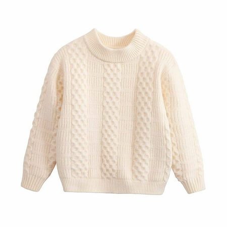 Toddler Baby Boys Girls Knit Sweater Warm Winter Crewneck Long Sleeve Plush Thickened Top Kids Soft Pullover Blouses
Toddler Baby Boys Girls Knit Sweater Warm Winter Crewneck Long Sleeve Plush Thickened Top Kids Soft Pullover Blouses