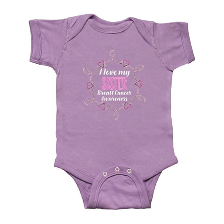 Inktastic I Love My Sister- Breast Cancer Awareness Gift Baby Boy or Baby Girl Bodysuit
Inktastic I Love My Sister- Breast Cancer Awareness Gift Baby Boy or Baby Girl Bodysuit