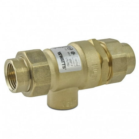 Watts 9D-M2 3/4 Dual Check Backflow Preventer Valve w/ Atmospheric Vent FNPT Union x FNPT Union
Watts 9D-M2 3/4 Dual Check Backflow Preventer Valve w/ Atmospheric Vent FNPT Union x FNPT Union
