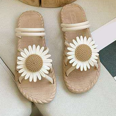 ZHELIYO Women s sandals Women Beauty Comfort Cute Daisy Summer Footwear Versatile Beach Flower Slippers White 6.5
ZHELIYO Women s sandals Women Beauty Comfort Cute Daisy Summer Footwear Versatile Beach Flower Slippers White 6.5