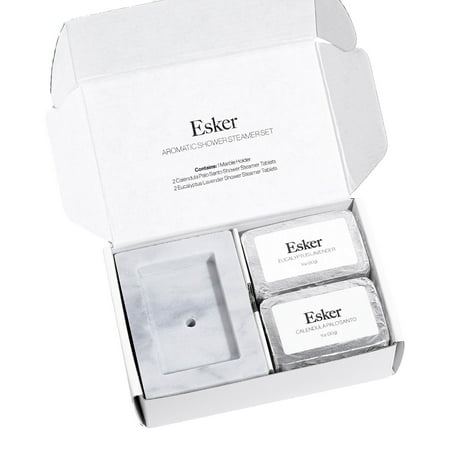 Esker aweskasss Aromatic Shower Seamer Set with A Marble Holder & 4 Shower Steamers
Esker aweskasss Aromatic Shower Seamer Set with A Marble Holder & 4 Shower Steamers