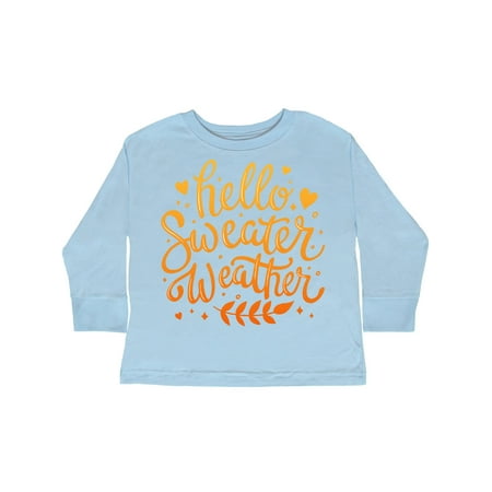 Inktastic Winter Hello Sweater Weather in Orange Gift Toddler Boy or Toddler Girl Long Sleeve T-Shirt
Inktastic Winter Hello Sweater Weather in Orange Gift Toddler Boy or Toddler Girl Long Sleeve T-Shirt