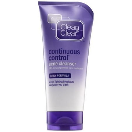 CLEAN & CLEAR Continuous Control Acne Cleanser 5 oz (Pack of 2)