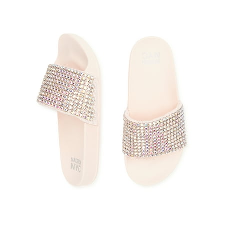 Madden NYC Women s Embellished Slide Sandals