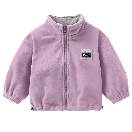 Durtebeua Mid Sized Child Coat Zipper Coat Children s Thick Coat Autumn And Winter Color Casual Long Sleeve Stand Collar Solid Color Coat
Durtebeua Mid Sized Child Coat Zipper Coat Children s Thick Coat Autumn And Winter Color Casual Long Sleeve Stand Collar Solid Color Coat