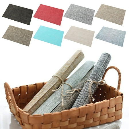 Goory Washable Dinner Table Placemat Non-Slip Party Rectangle Placemats PVC European Style Daily Use
Goory Washable Dinner Table Placemat Non-Slip Party Rectangle Placemats PVC European Style Daily Use