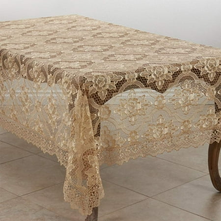Fennco Styles Elegant Quatrefoil Lace Tablecloth - Ecru Vintage Table Cover for Home Décor Dining Table Banquets and Special Occasion
Fennco Styles Elegant Quatrefoil Lace Tablecloth - Ecru Vintage Table Cover for Home Décor Dining Table Banquets and Special Occasion