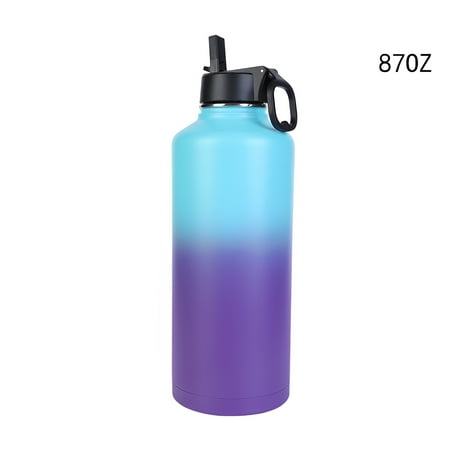 COMVIEE 18/32/40/64/87/128oz Water Bottle Vacuum Insulated Stainless Steel Water Flask with Straw Space Bottle
COMVIEE 18/32/40/64/87/128oz Water Bottle Vacuum Insulated Stainless Steel Water Flask with Straw Space Bottle