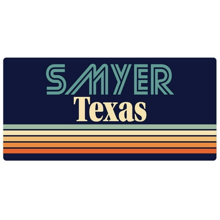 Smyer Texas 5 x 2.5-Inch Fridge Magnet Retro Design