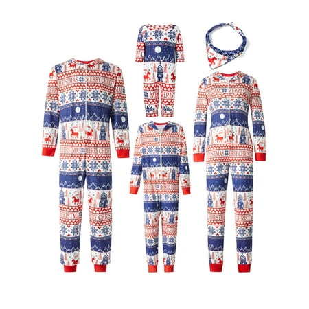Matching Family Christmas Pajamas Romper Cartoon Animals/Letter Snowflake Elk Print Long Sleeve Jumpsuits Sleepwear
Matching Family Christmas Pajamas Romper Cartoon Animals/Letter Snowflake Elk Print Long Sleeve Jumpsuits Sleepwear