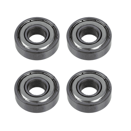 4 Pcs 10 x 26 x 8mm 6000Z Silver Tone Premium Ball