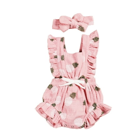 Domingbub Newborn Baby Girl Floral Bodysuit Toddler Flutter Sleeve Romper Jumpsuit Outfit+Headband Pink 0-6M
Domingbub Newborn Baby Girl Floral Bodysuit Toddler Flutter Sleeve Romper Jumpsuit Outfit+Headband Pink 0-6M