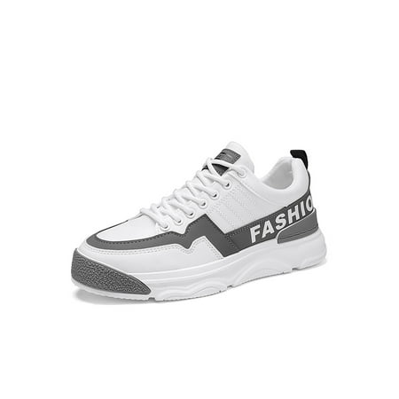 Oucaili Mens Comfortable Round Toe Fashion Sneakers Dress Lightweight Casual Anti Slip Flat Skate Shoes White Gray 9
Oucaili Mens Comfortable Round Toe Fashion Sneakers Dress Lightweight Casual Anti Slip Flat Skate Shoes White Gray 9