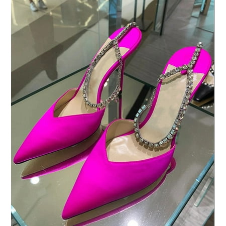 Star style Luxury Rhinestones Chains Women Pumps Elegant High heels Summer Ankle Strap Party shoes Fashion Wedding Prom Shoes
Star style Luxury Rhinestones Chains Women Pumps Elegant High heels Summer Ankle Strap Party shoes Fashion Wedding Prom Shoes