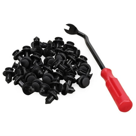 40pcs 10mm Push-type Plastic Bumper Flare Fastener Rivet Clips and one Remove the buckle tool
40pcs 10mm Push-type Plastic Bumper Flare Fastener Rivet Clips and one Remove the buckle tool