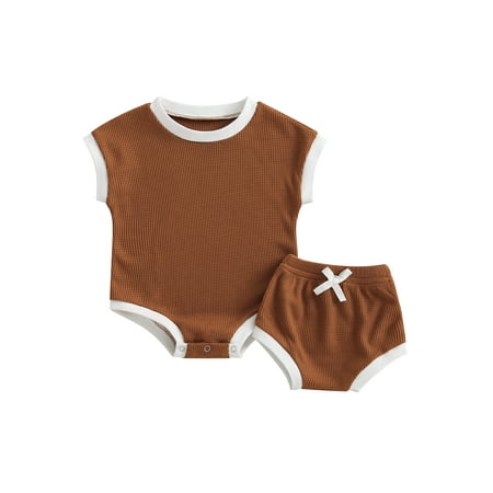 Toddler Baby Boys Summer Clothes Contrast Color Short Sleeve Bodysuit Top Elastic Casual Shorts Outfits Sets
Toddler Baby Boys Summer Clothes Contrast Color Short Sleeve Bodysuit Top Elastic Casual Shorts Outfits Sets