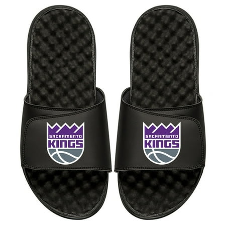 Men s Black Sacramento Kings Primary iSlide Sandals