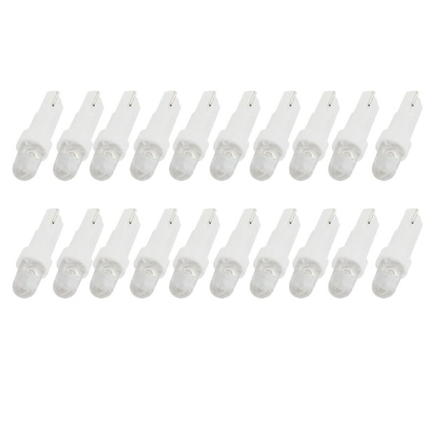 DC 12V T5 37 79 27 White Wedge Interior Dashboard Light Lamp Bulb 20 Pcs