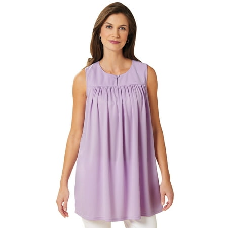 Sleeveless Tunic with Shelf Bra