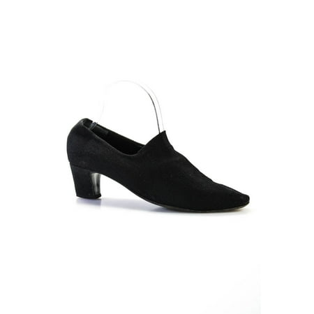 Pre-owned|Robert Clergerie Womens Slide On Pumps Black Size 8 Narrow
