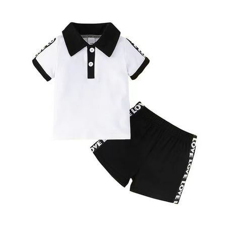 Infant Boys Girls Short Sleeve Letter Tops T-Shirt Shorts 2PCS Sets Outfits Children Clothes Outwear Summer Clothes
Infant Boys Girls Short Sleeve Letter Tops T-Shirt Shorts 2PCS Sets Outfits Children Clothes Outwear Summer Clothes