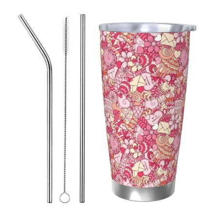 KLL Sweet Print 40oz Stainless Steel Insulated Car Cup with Spillproof Lid - Keep Your Drink Hot or Cold on the Go-Straw Three-piece Set
KLL Sweet Print 40oz Stainless Steel Insulated Car Cup with Spillproof Lid - Keep Your Drink Hot or Cold on the Go-Straw Three-piece Set