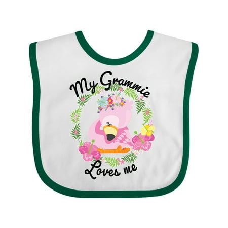 Inktastic Baby Flamingo My Grammie Loves Me with Flower Wreath Gift Baby Boy or Baby Girl Bib
Inktastic Baby Flamingo My Grammie Loves Me with Flower Wreath Gift Baby Boy or Baby Girl Bib