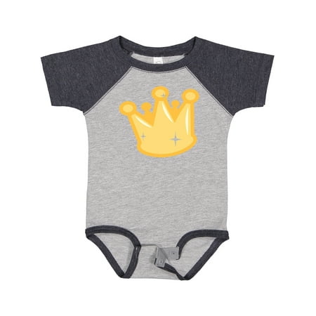 Inktastic Gold Crown Gift Baby Boy or Baby Girl Bodysuit