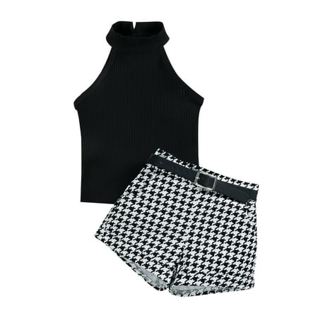 Blankets Set Little Girl Clothes Summer Toddler Girls Sleeveless Ribbed Vest Tops And Plaid Shorts Belt Outfit 3 Month Baby Girl Gift
Blankets Set Little Girl Clothes Summer Toddler Girls Sleeveless Ribbed Vest Tops And Plaid Shorts Belt Outfit 3 Month Baby Girl Gift